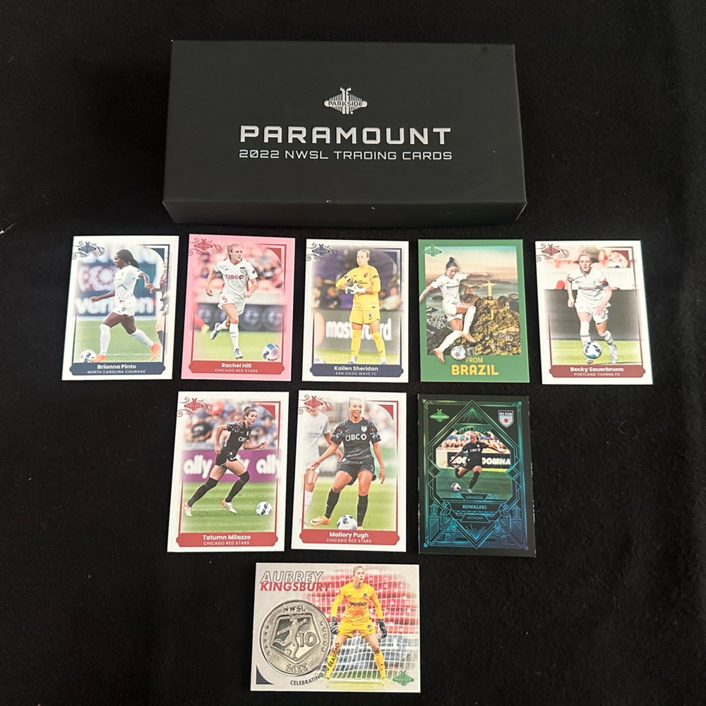 2022 Parkside Paramount NWSL Trading Cards